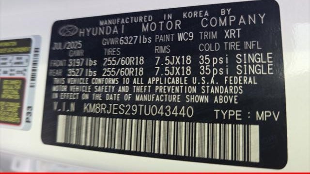 2026 Hyundai PALISADE XRT Pro