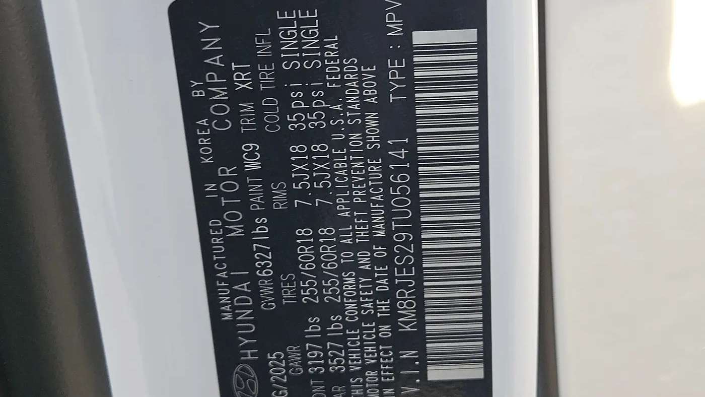 2026 Hyundai PALISADE XRT Pro