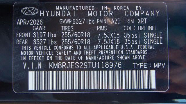 2026 Hyundai PALISADE XRT Pro