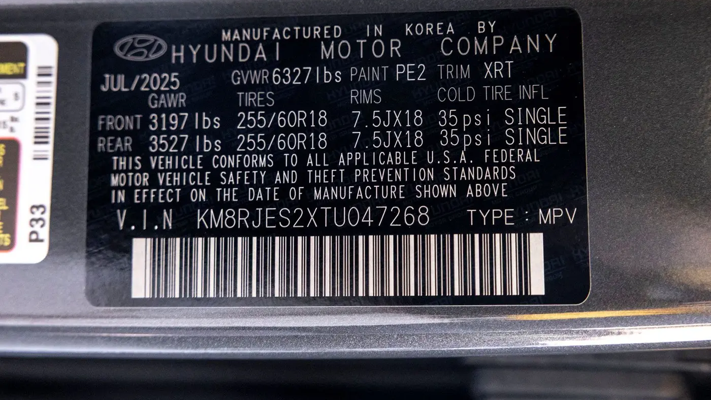 2026 Hyundai PALISADE XRT Pro