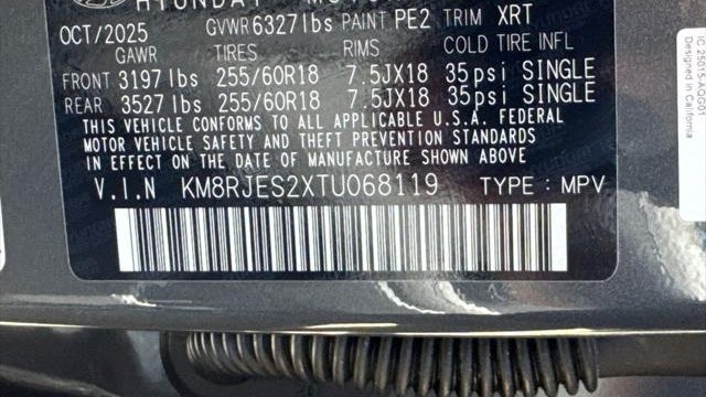 2026 Hyundai PALISADE XRT Pro