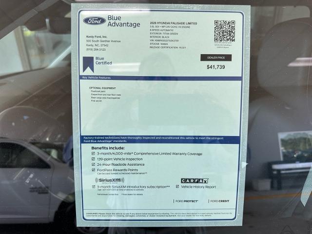 2026 Hyundai Palisade - $41,739