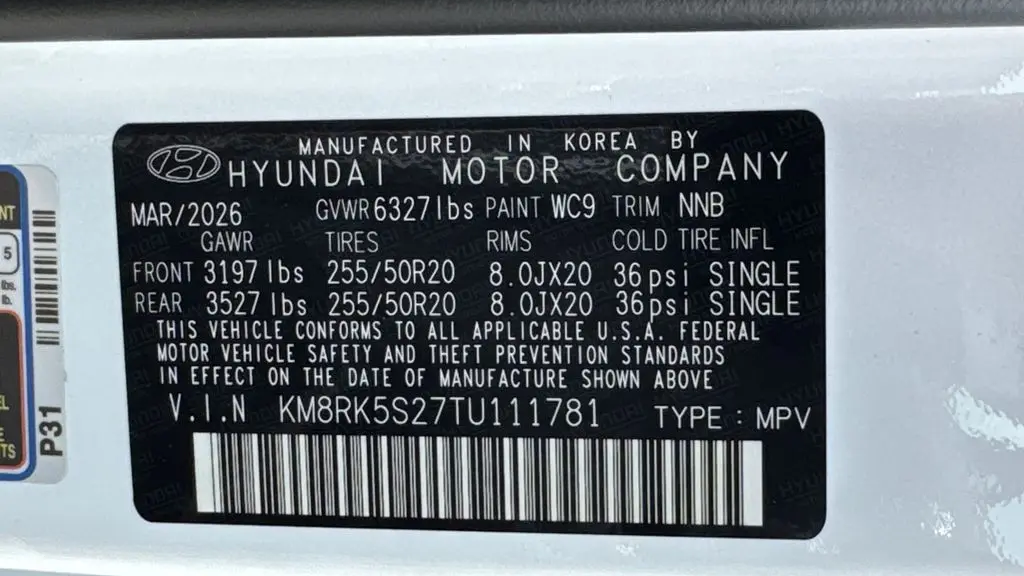 2026 Hyundai PALISADE Limited