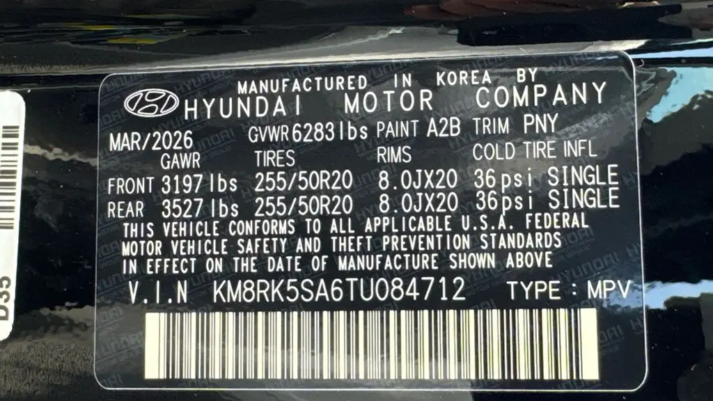 2026 Hyundai PALISADE Hybrid Limited