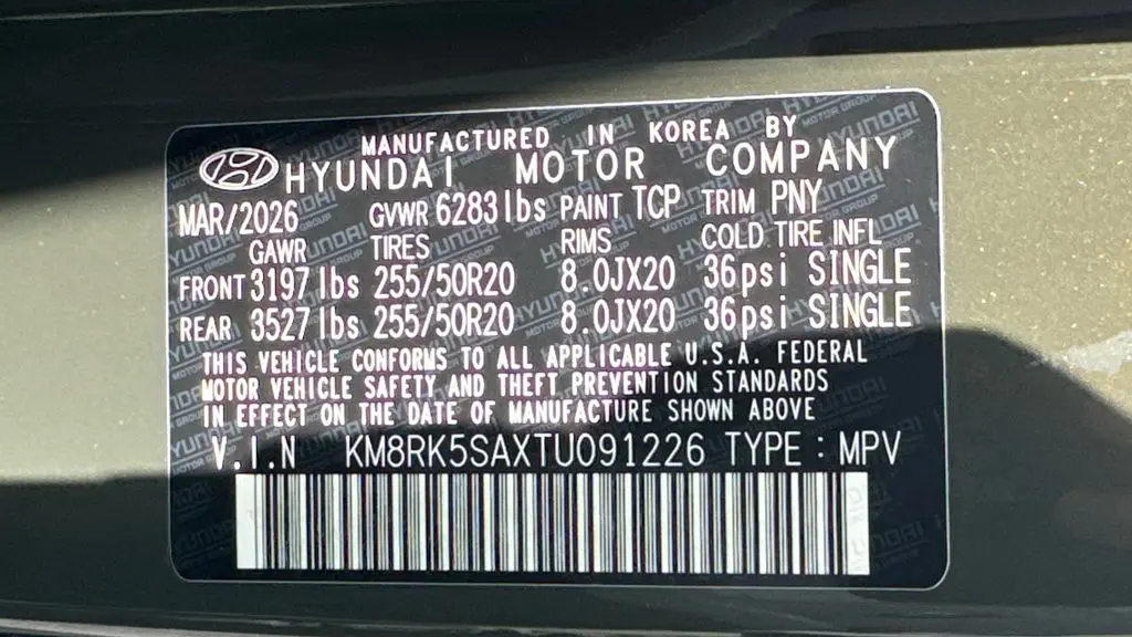 2026 Hyundai PALISADE Hybrid Limited