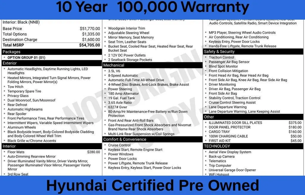 2026 Hyundai Palisade - $46,100