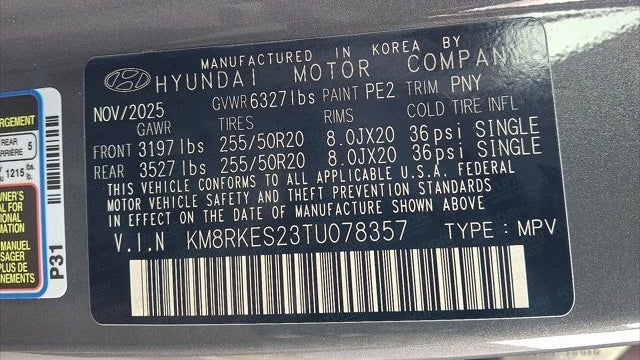 2026 Hyundai PALISADE Limited