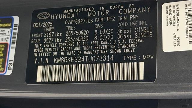 2026 Hyundai PALISADE Limited