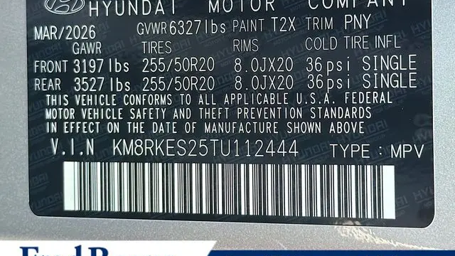 2026 Hyundai PALISADE Limited