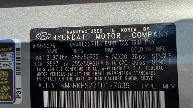 2026 Hyundai PALISADE Limited