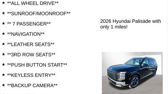 2026 Hyundai PALISADE Limited