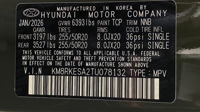 2026 Hyundai PALISADE Hybrid Limited
