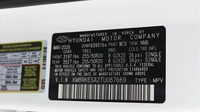 2026 Hyundai PALISADE Hybrid Limited