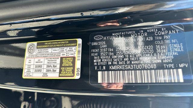 2026 Hyundai PALISADE Hybrid Limited
