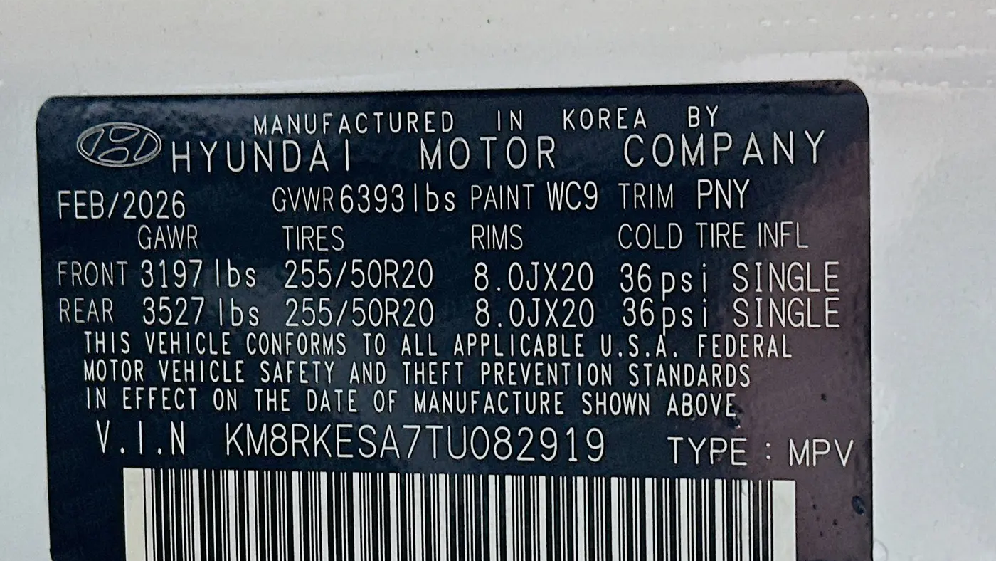 2026 Hyundai PALISADE Hybrid Limited