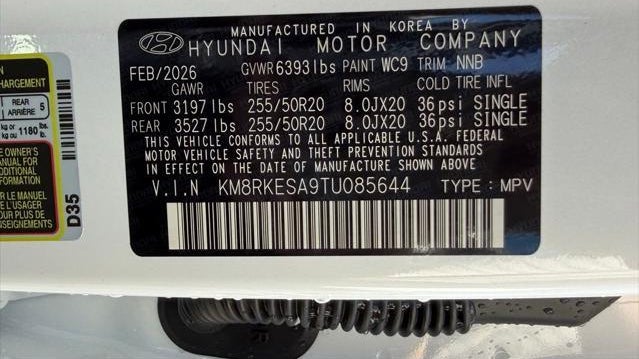 2026 Hyundai PALISADE Hybrid Limited