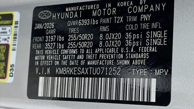 2026 Hyundai PALISADE Hybrid Limited