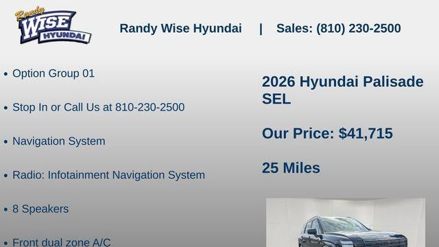 2026 Hyundai PALISADE SEL