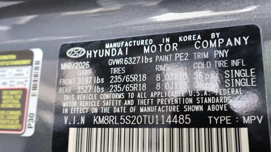 2026 Hyundai PALISADE SEL