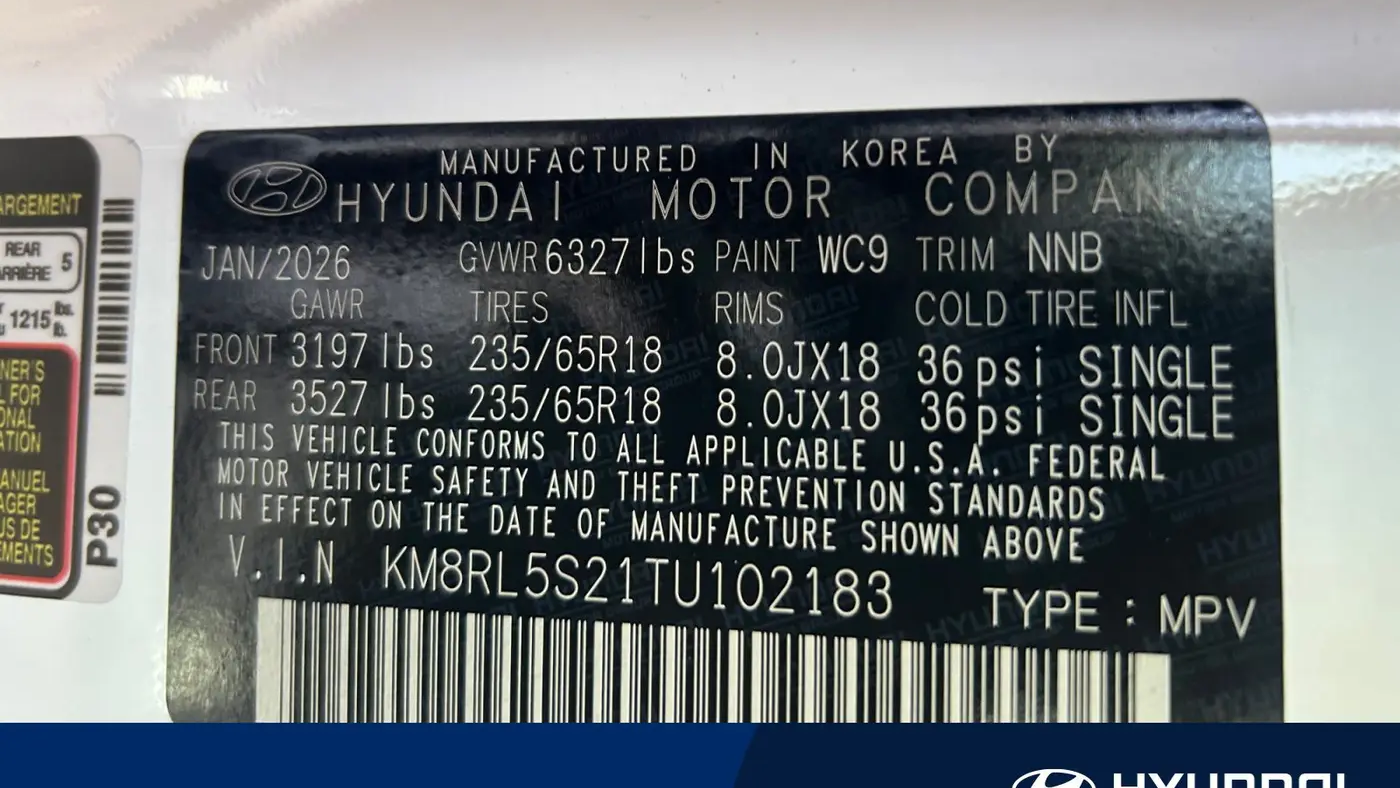 2026 Hyundai PALISADE SEL