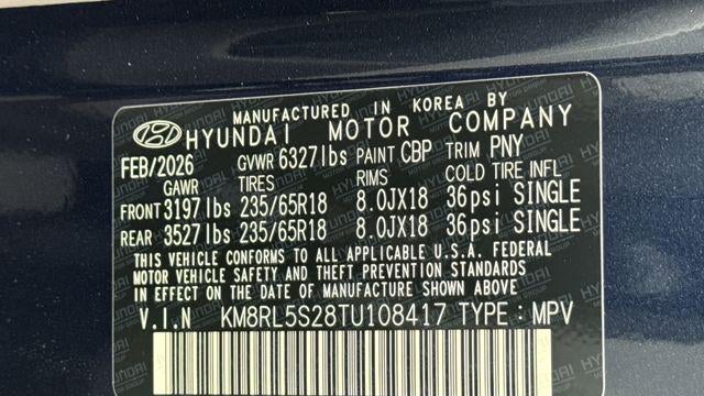 2026 Hyundai PALISADE SEL