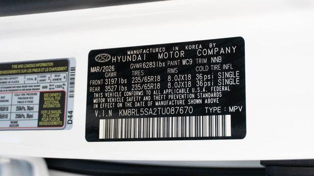2026 Hyundai PALISADE Hybrid SEL