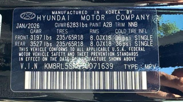 2026 Hyundai PALISADE Hybrid SEL