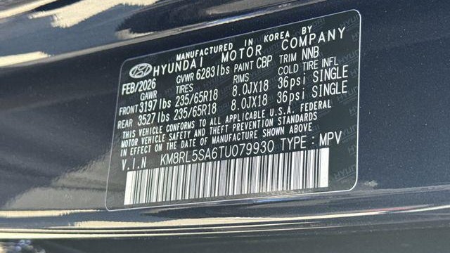 2026 Hyundai PALISADE Hybrid SEL