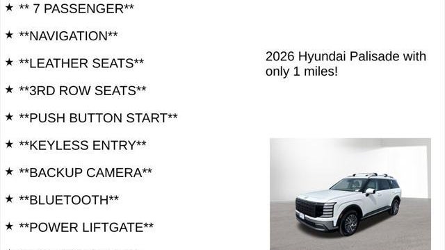 2026 Hyundai PALISADE Hybrid SEL