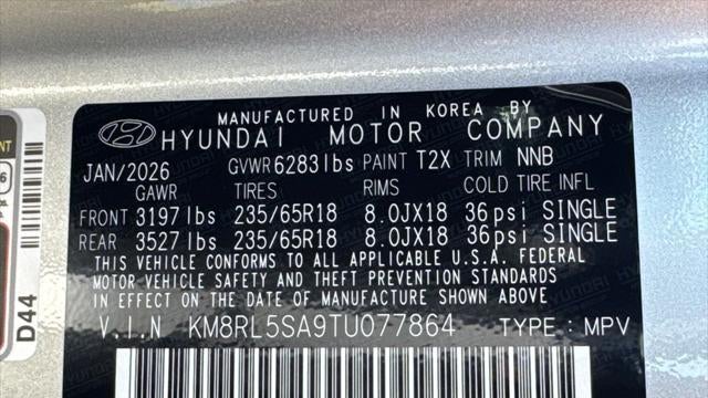 2026 Hyundai PALISADE Hybrid SEL
