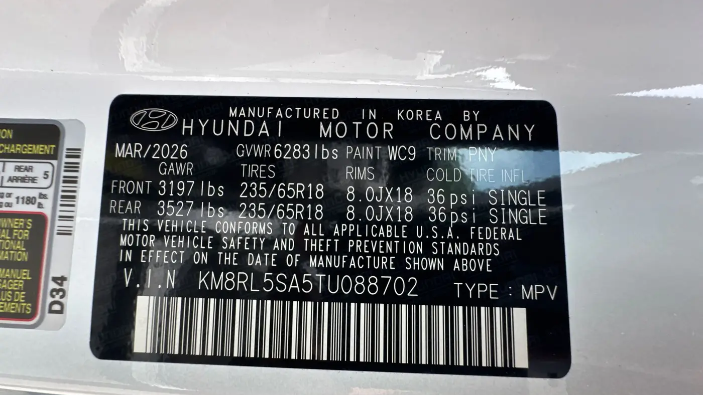 2026 Hyundai PALISADE Hybrid SEL