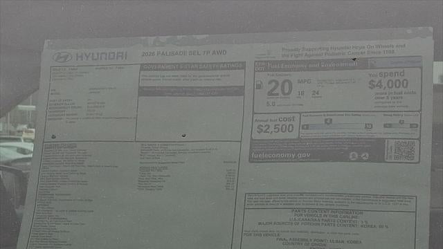 2026 Hyundai PALISADE SEL