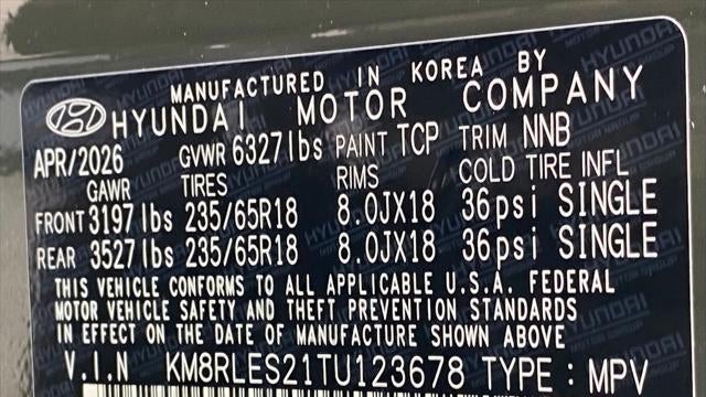 2026 Hyundai PALISADE SEL