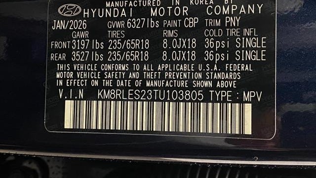 2026 Hyundai PALISADE SEL