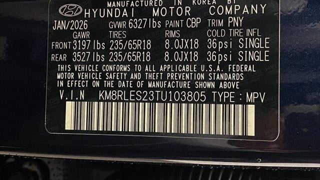 2026 Hyundai PALISADE SEL