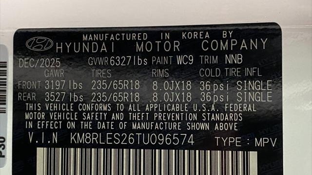 2026 Hyundai PALISADE SEL