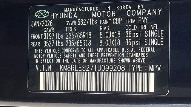 2026 Hyundai PALISADE SEL