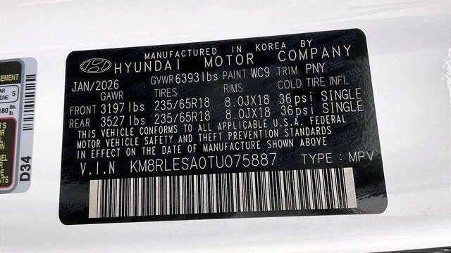 2026 Hyundai PALISADE Hybrid SEL