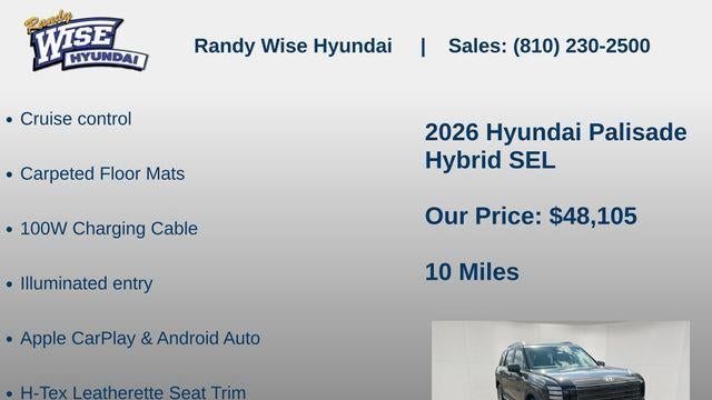 2026 Hyundai PALISADE Hybrid SEL