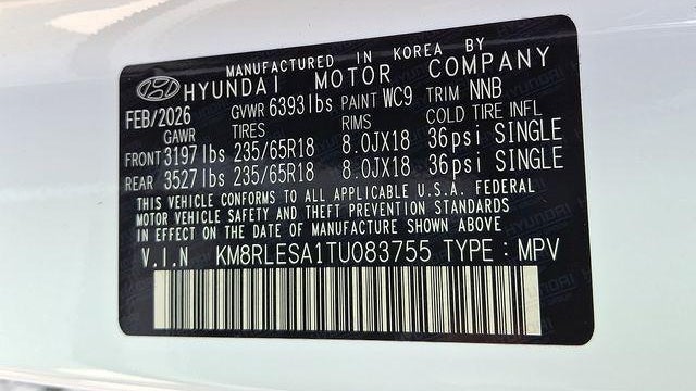 2026 Hyundai PALISADE Hybrid SEL