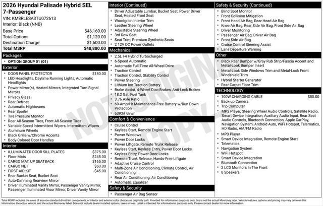 2026 Hyundai Palisade - $37,999