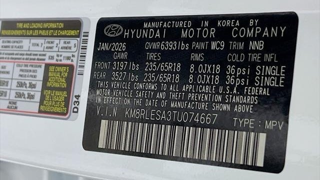 2026 Hyundai PALISADE Hybrid SEL