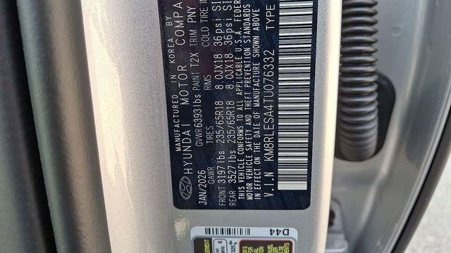 2026 Hyundai PALISADE Hybrid SEL