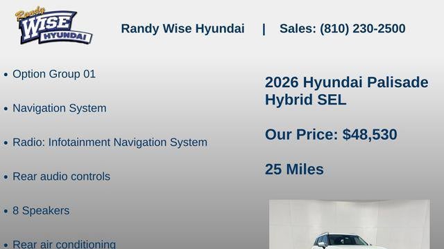 2026 Hyundai PALISADE Hybrid SEL