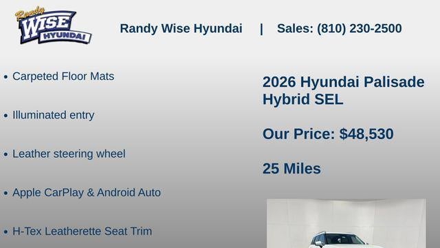2026 Hyundai PALISADE Hybrid SEL