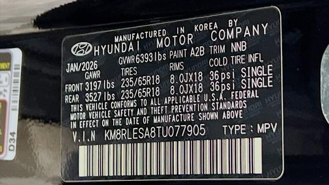 2026 Hyundai PALISADE Hybrid SEL