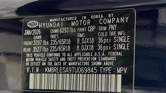 2026 Hyundai PALISADE Hybrid SEL