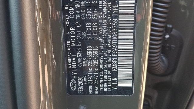 2026 Hyundai PALISADE Hybrid SEL