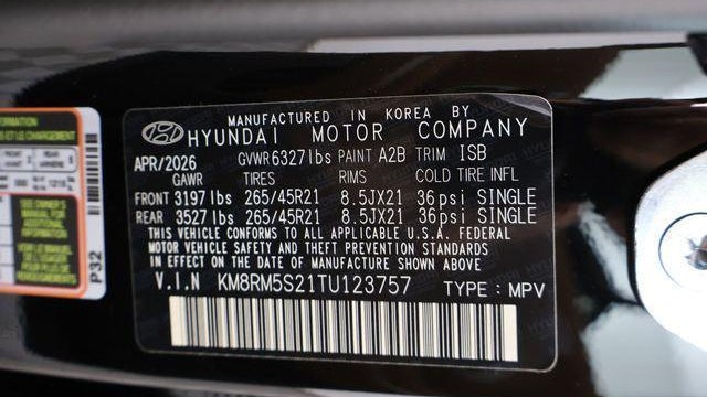 2026 Hyundai PALISADE Calligraphy