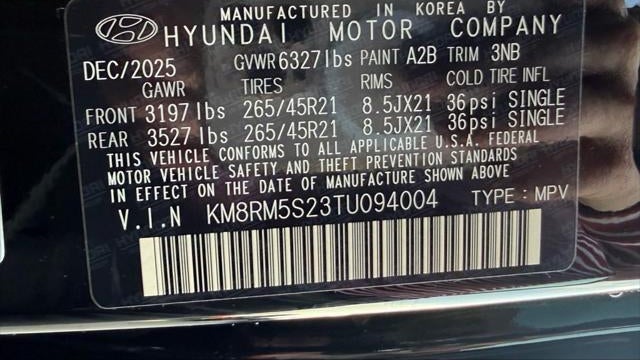 2026 Hyundai PALISADE Calligraphy